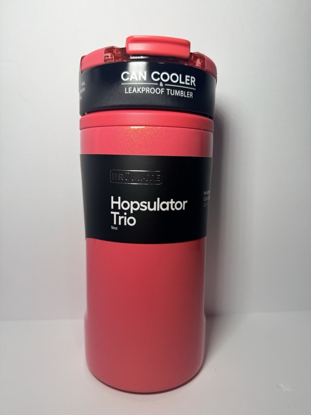 BruMate 2026 Summer Collection CORAL SHIMMER Hopsulator Trio Can Cooler NIB